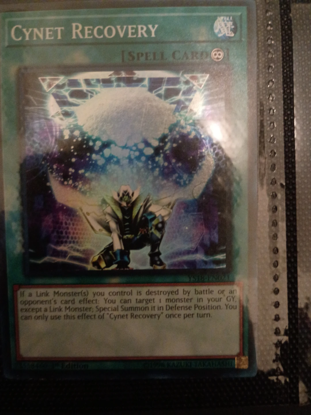 Yu-Gi-Oh! Cynet Recovery Spell Card🏈