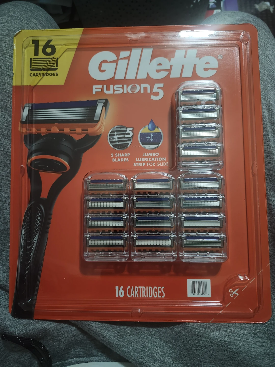 Gillette Fusion 5 Razor Blade Refills - 16 Cartridges