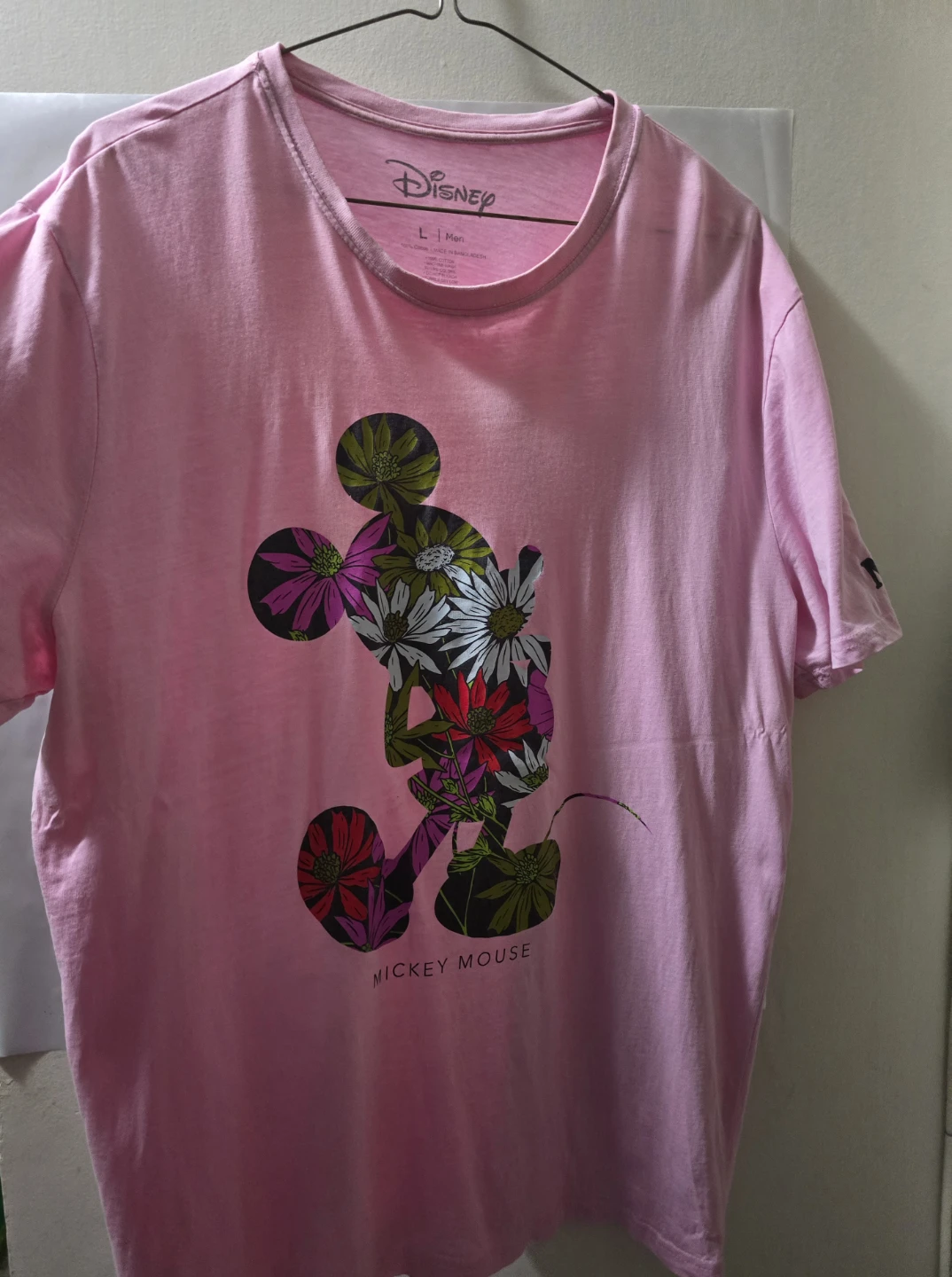 Disney Floral Mickey Mouse T-Shirt - size L - photo 2