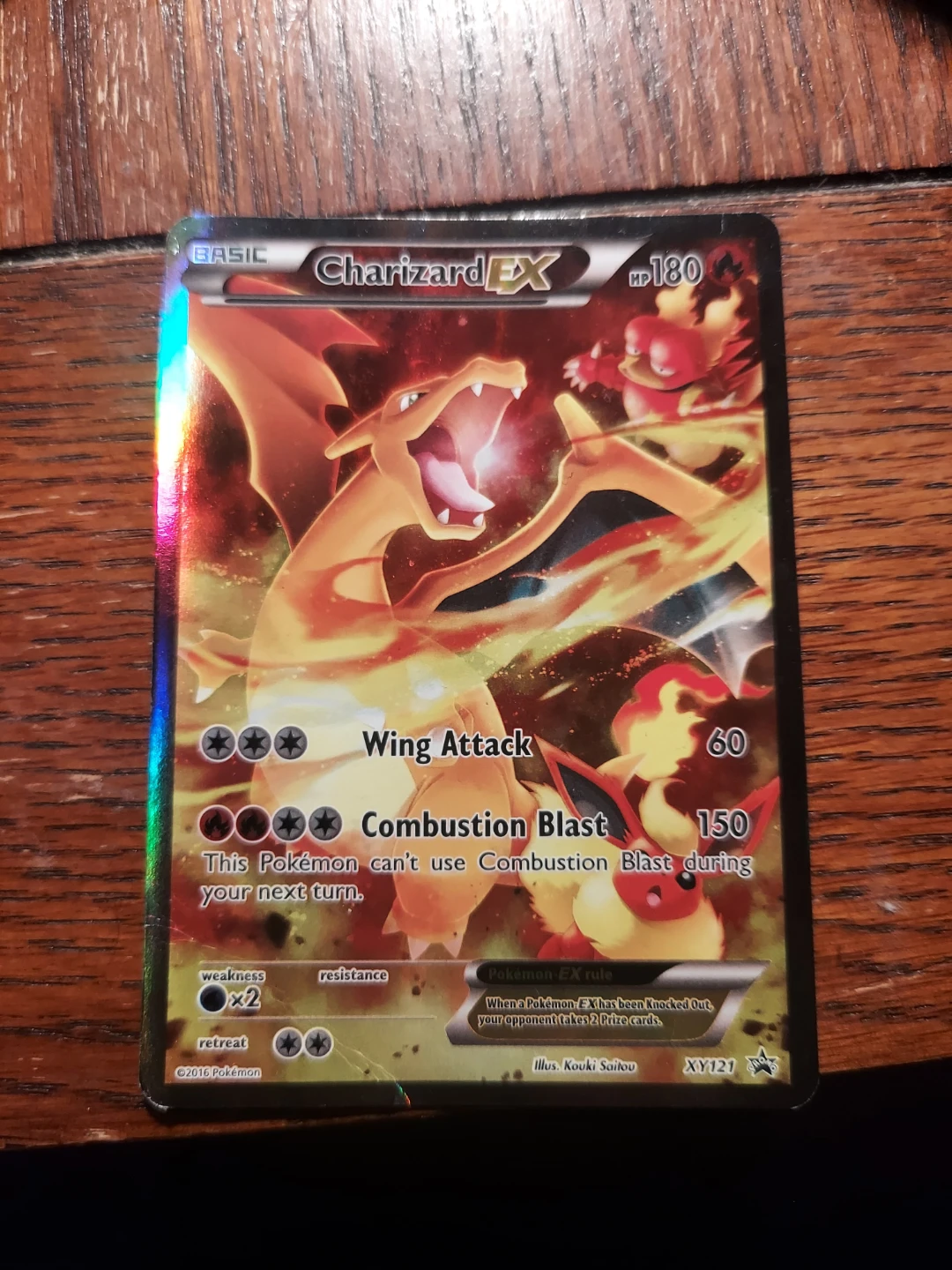 Promo charizard damaged