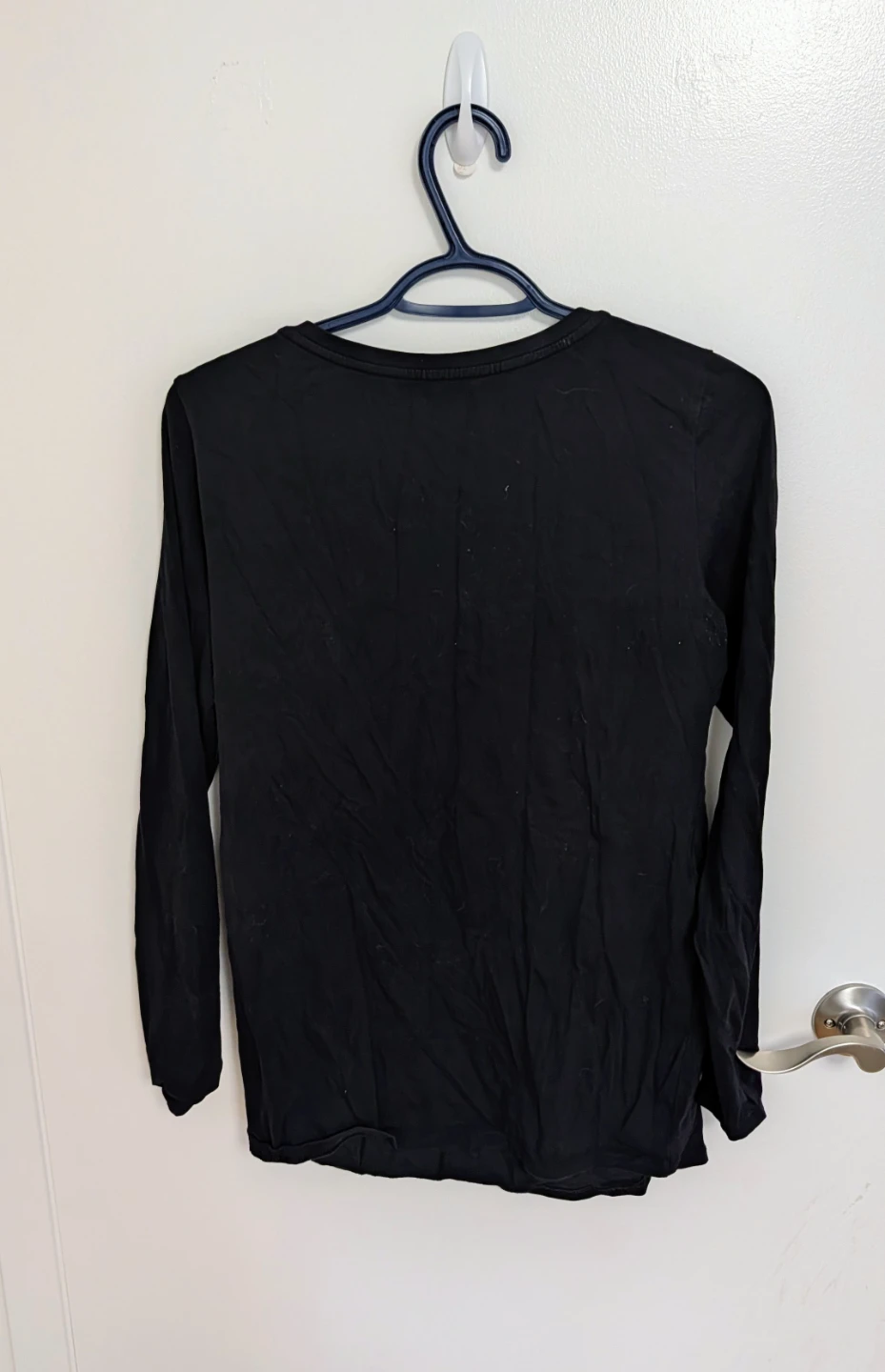 Thyme Maternity Long-Sleeve Shirt Black - Women's Medium - photo 2
