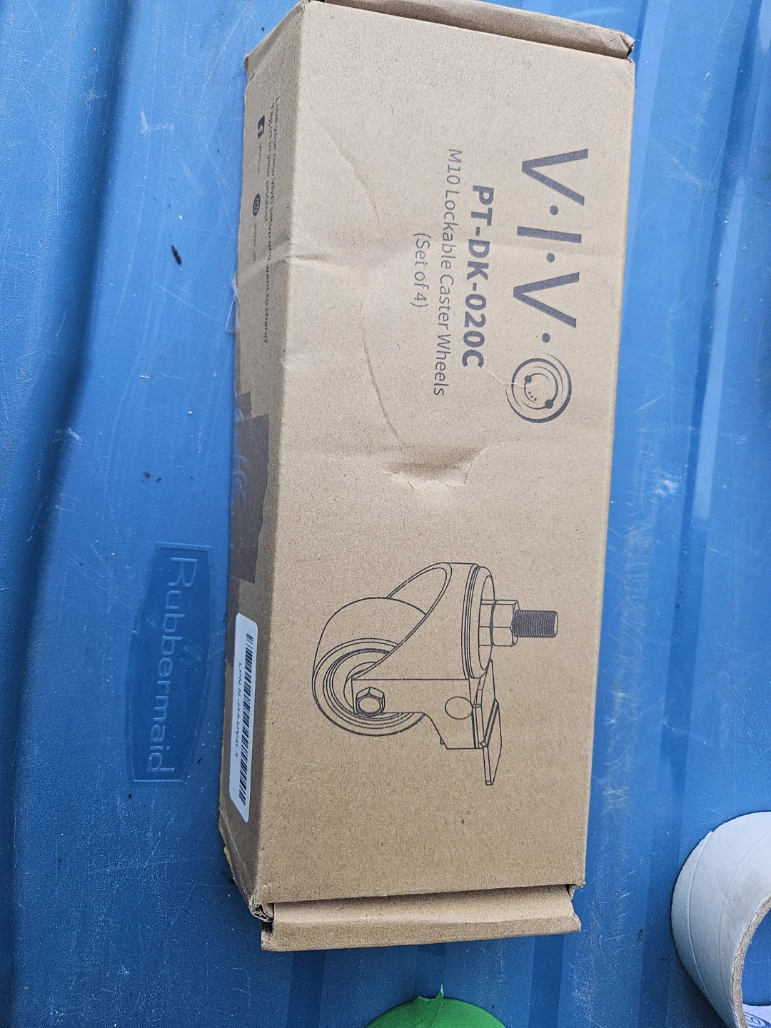 VIVO PT-DK-020C M10 Lockable Caster Wheels - photo 2