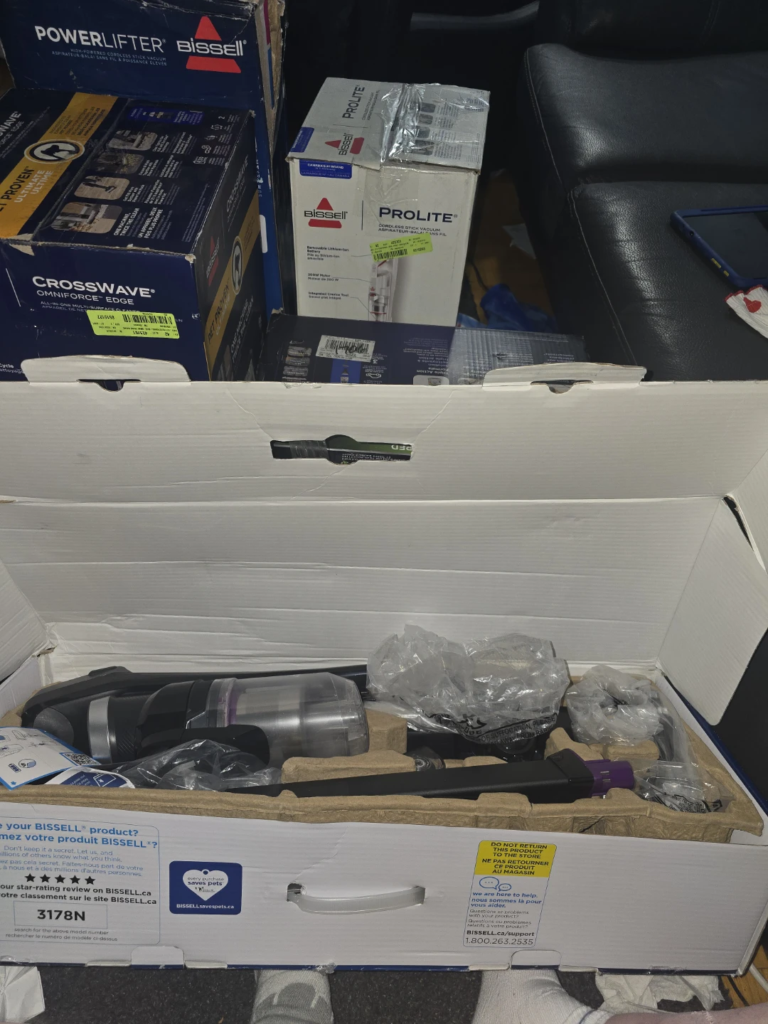 Bissell IconPet Turbo Cordless Vacuum Model 3178N - photo 3