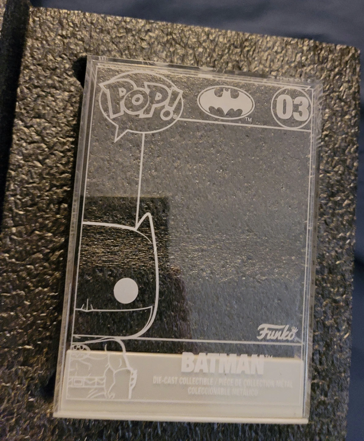 Funko Pop! Die-Cast Batman 03 Like New - photo 4