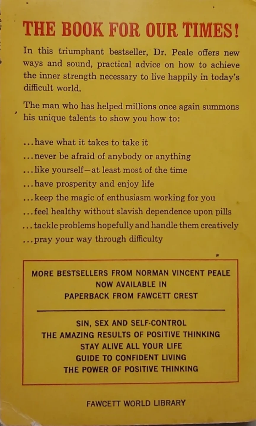 The Tough-Minded Optimist by Norman Vincent Peale - photo 2