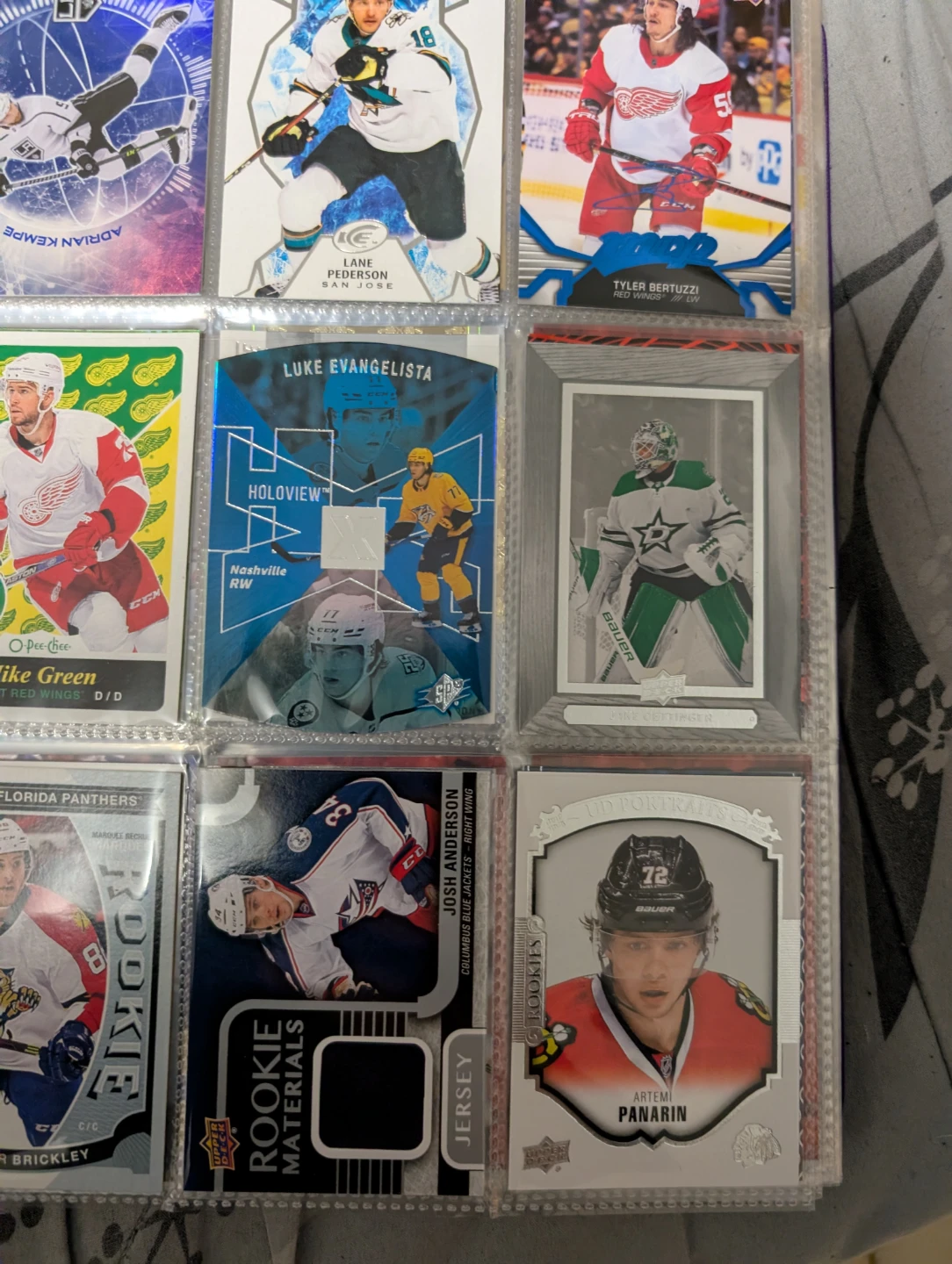 NHL UD Hockey Binder Collection + Graded Top Rookies+ cards - photo 4