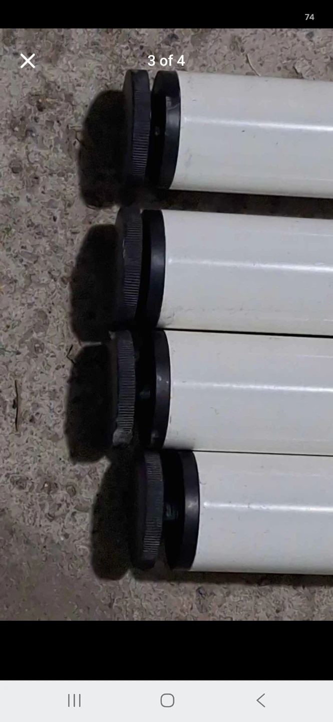 Set of 4 ikea White Furniture Legs - photo 2