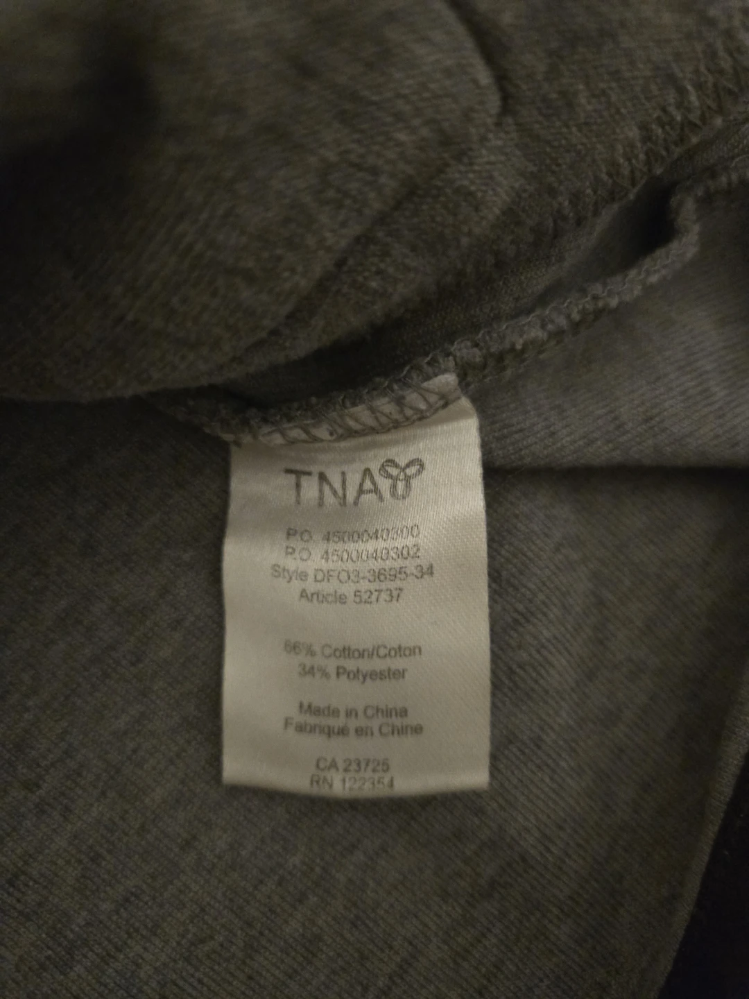 TNA Grey Pullover Hoodie - photo 2