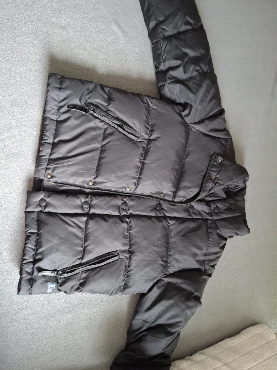 Black Quilted Puffer Vest - photo 5