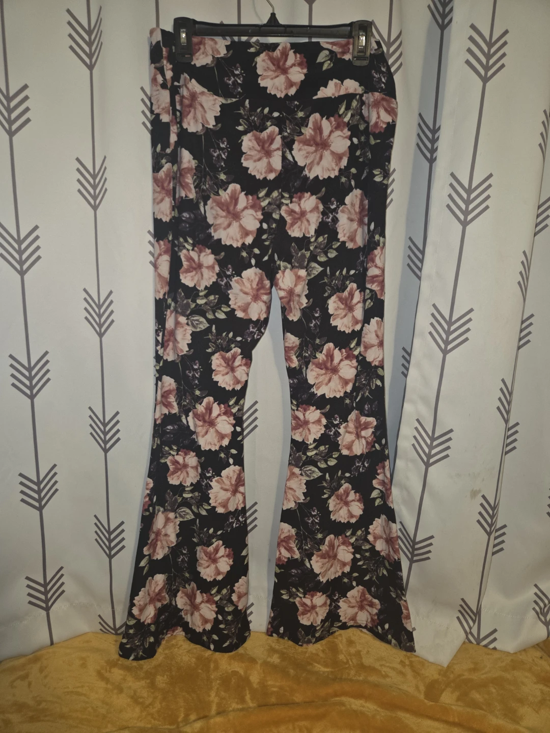 Plus size Floral Print Flare Pants - photo 2