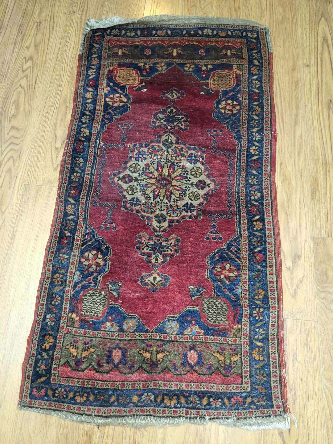 Antique 3 Woven Pattern Area Rug make an offer