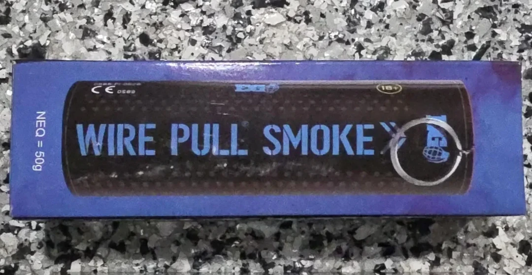 Wire Pull Blue Smoke - Gender Reveal