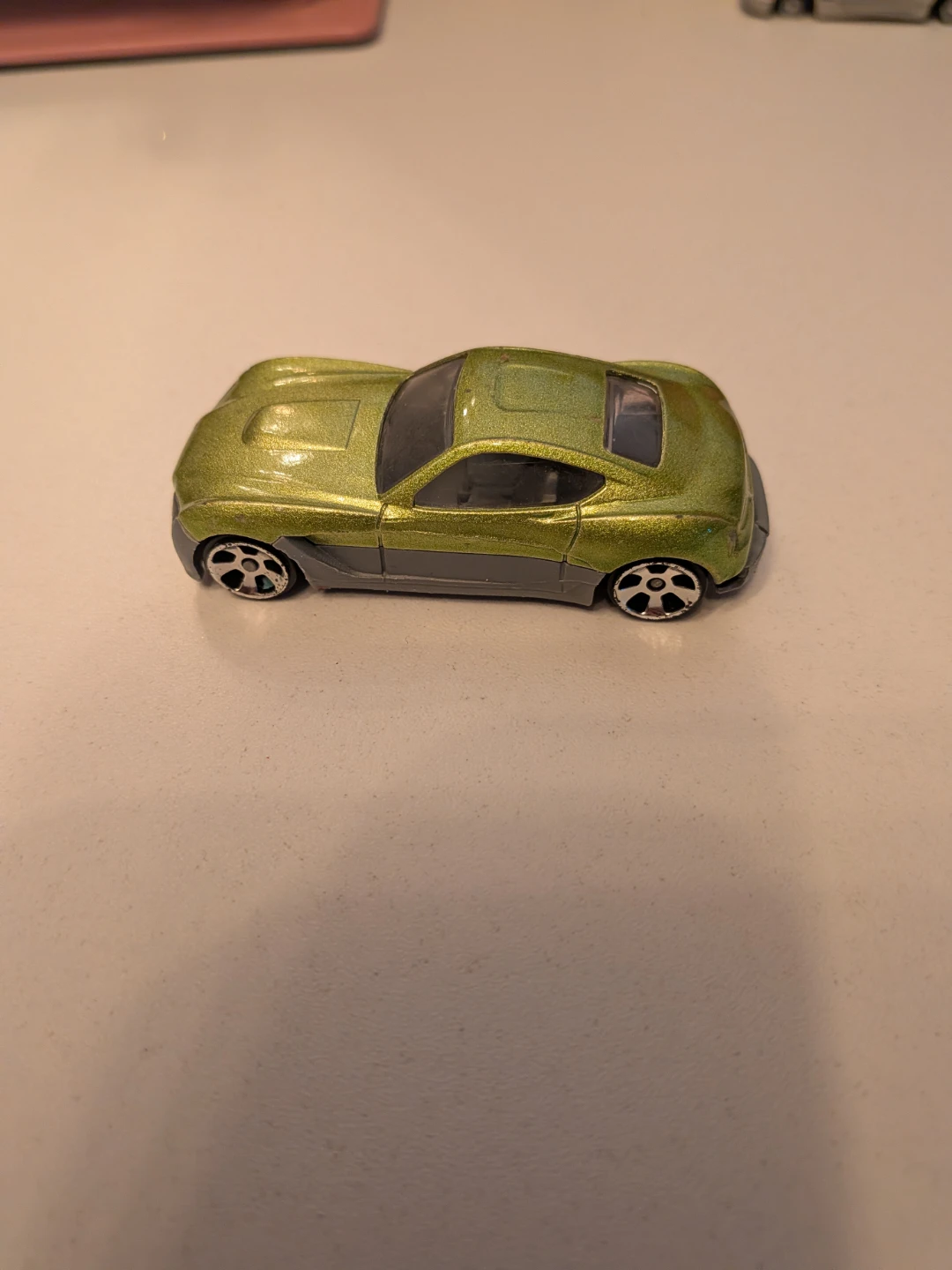 Green Hot Wheels die-cast toy car