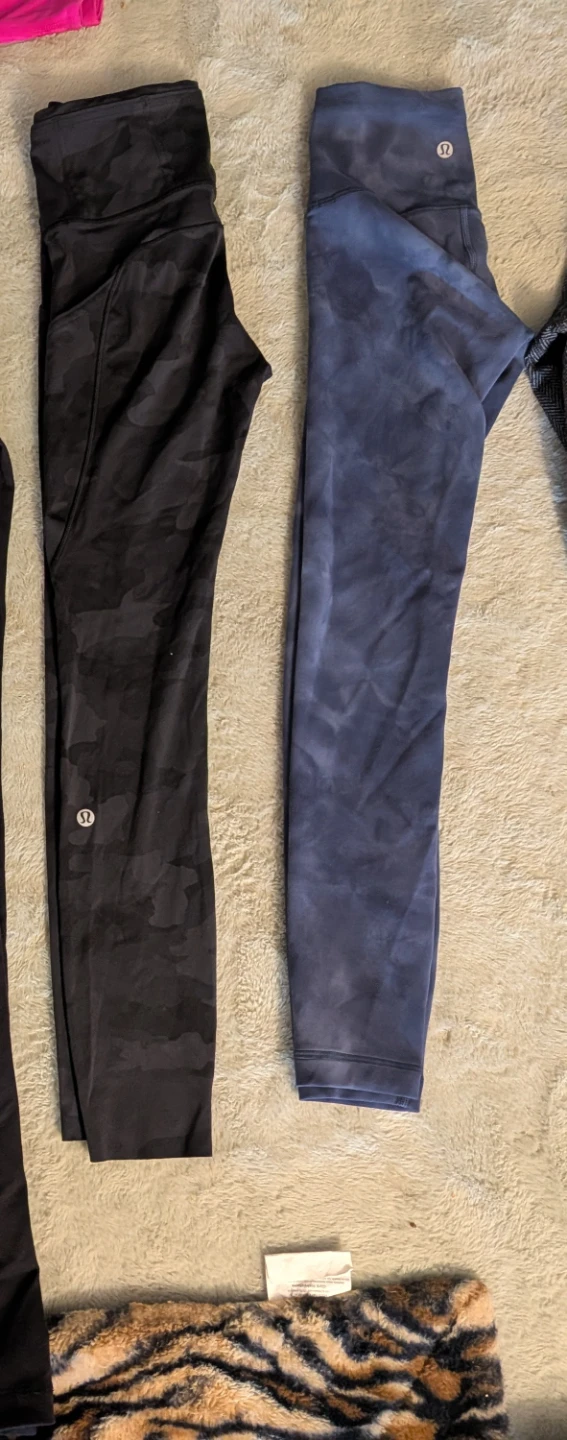 Two pairs of Lululemon leggings
