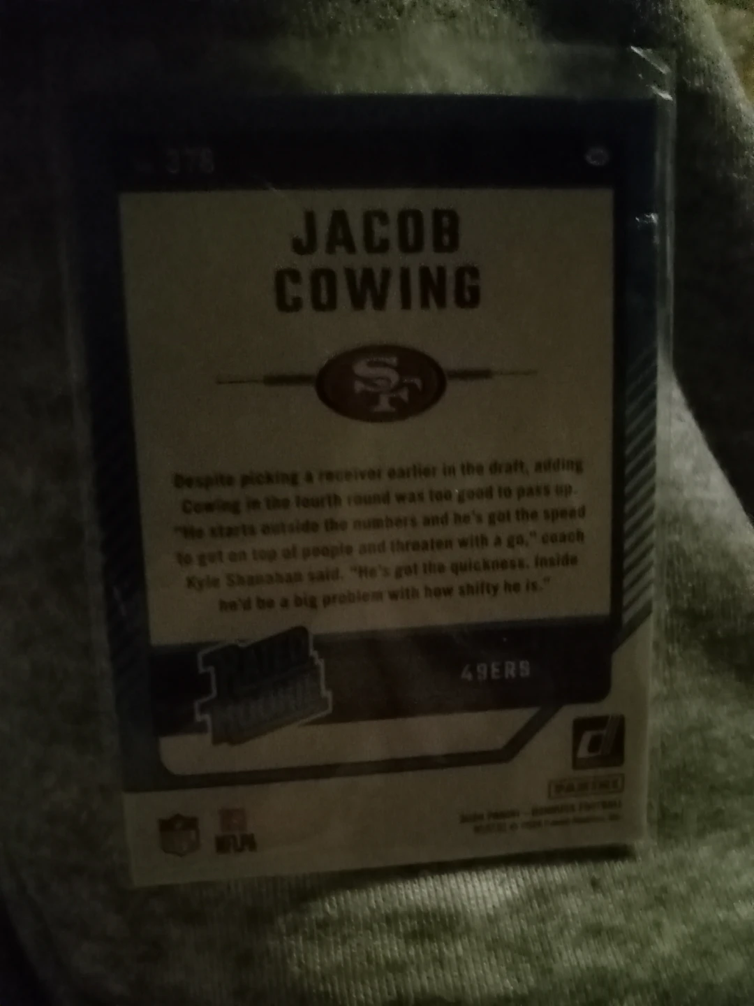Jacob Cowing 2024 Panini Donruss Football Card - photo 2