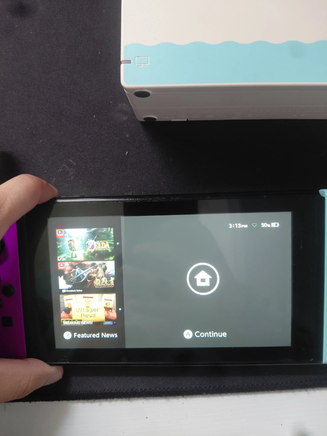 Nintendo Switch Animal Crossing Edition dock with Zelda Game - photo 3