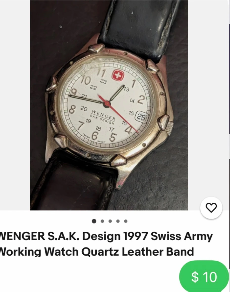 Wenger S.A.K. Design Swiss Army Quartz Watch