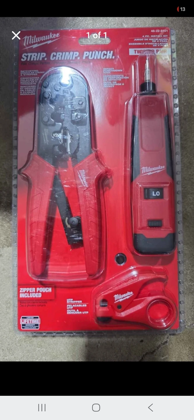 Milwaukee 4-Piece Installation Kit