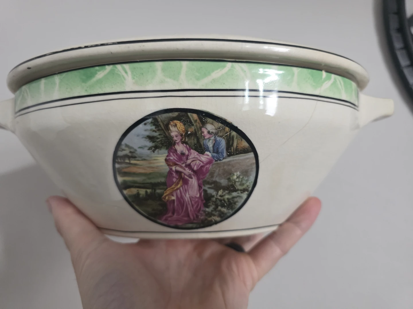 Vintage Ceramic Tureen with Lid - photo 2
