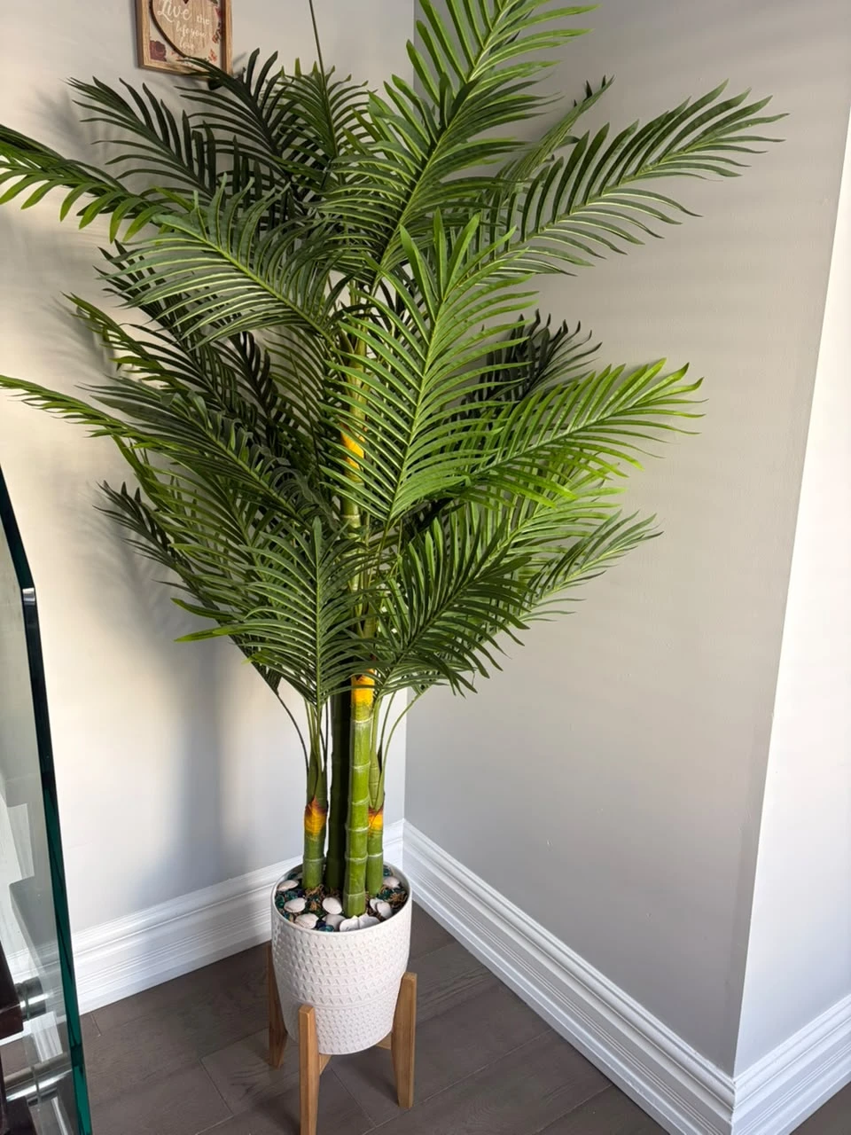 Artificial Palm Tree in Ceramic Planter - photo 4