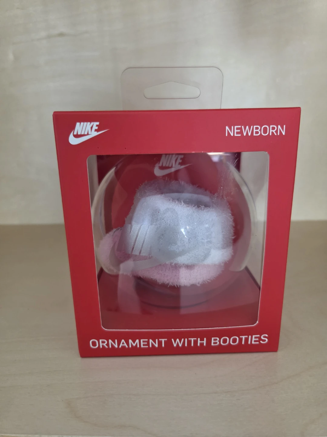 Nike Newborn Ornament with Booties