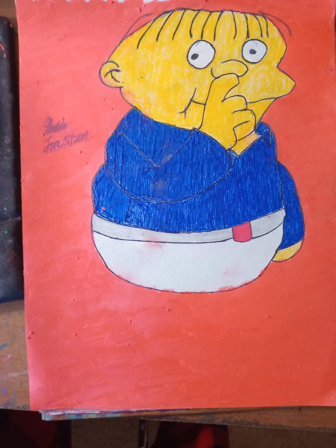 THE SIMPSONS CHARACTER DRAWING BY CARTOONIST - photo 2
