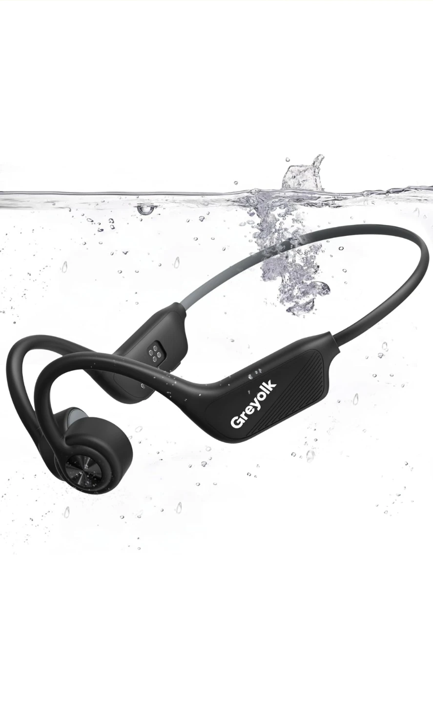 New Headphones, IP68 Waterproof Bone Conduction Headphones,