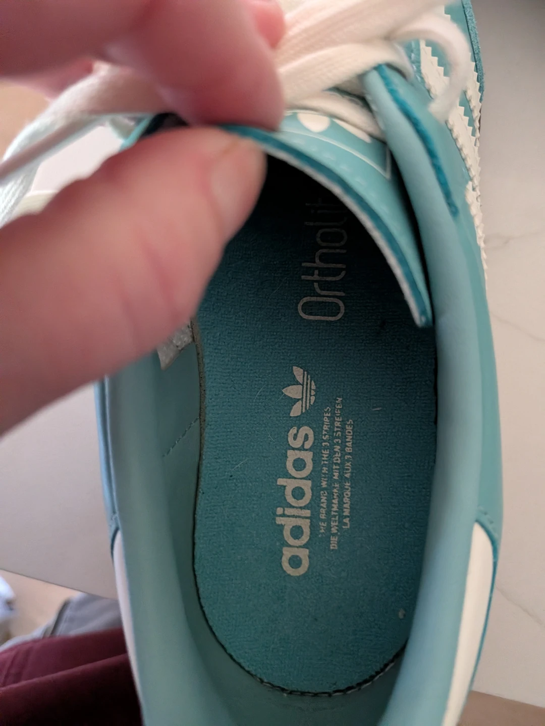Adidas Samba Light Blue runners - photo 4