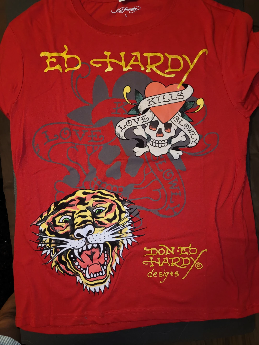 New Large Ed Hardy T-Shirt and 3 Pack Boxer Briefs - photo 2