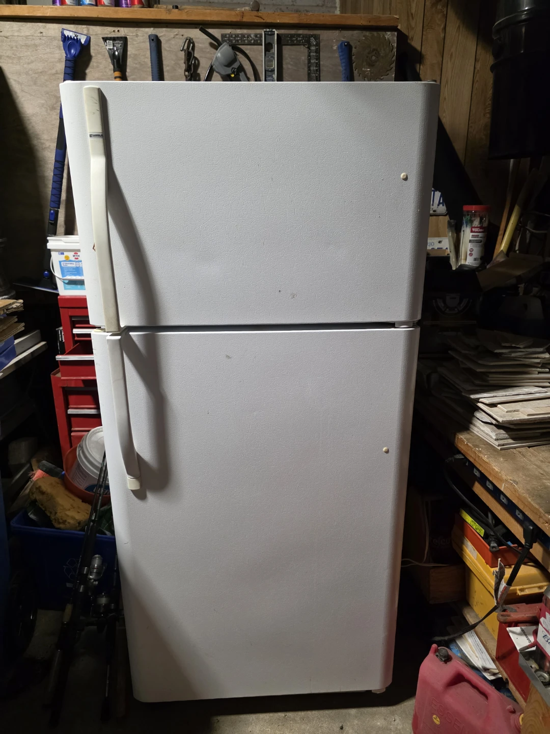 White Top-Freezer Refrigerator