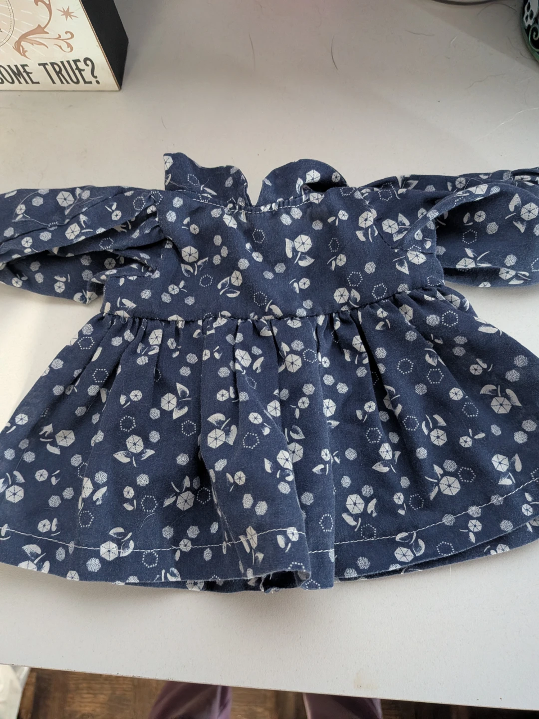 Blue Floral Doll Dress - photo 3