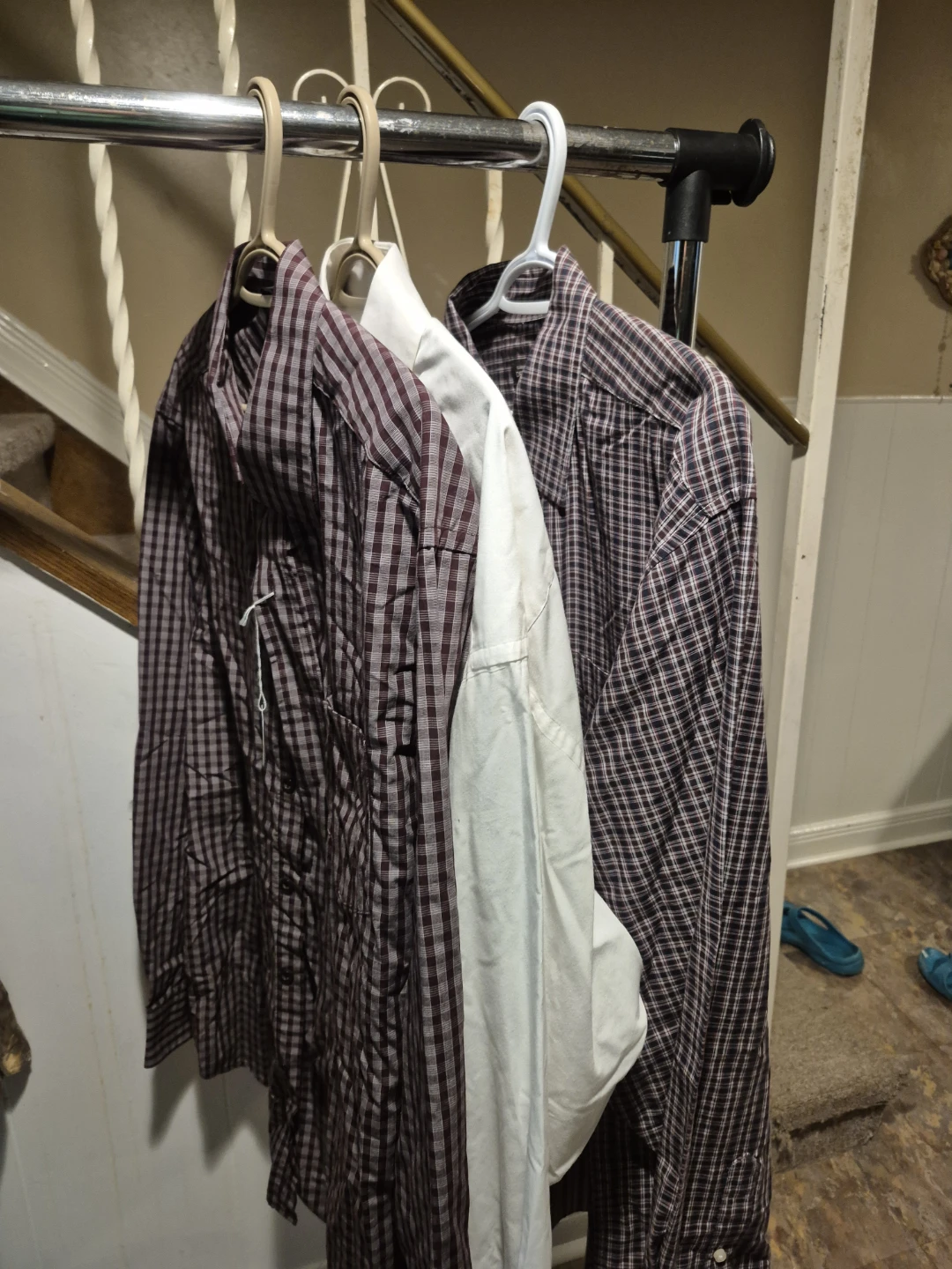 Men's Plaid Button-Down Shirts, size xl