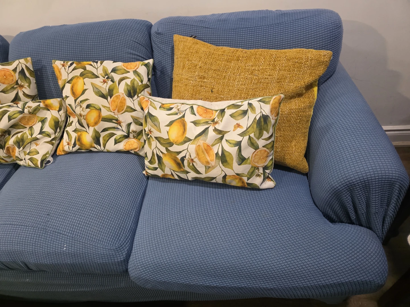 Blue Down Feather Sofa – Comfortable & Stylish - photo 2
