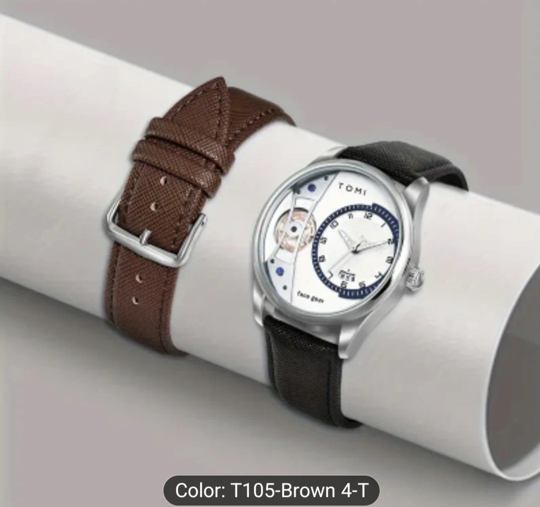 Tomi Face Gear Watch with Two Straps - photo 3