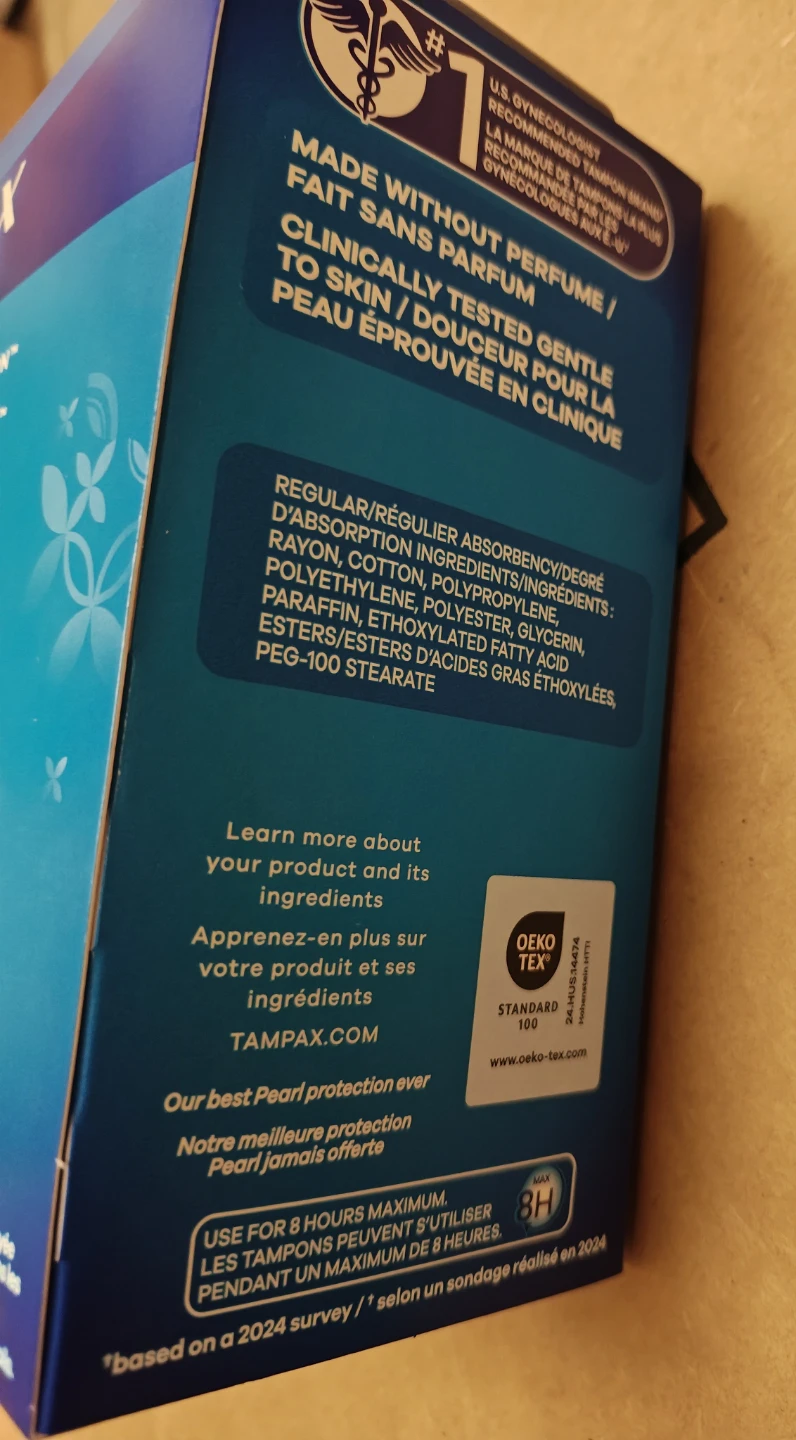 🏈Tampax Pearl Regular Absorbency Tampons - 36 Count - photo 3
