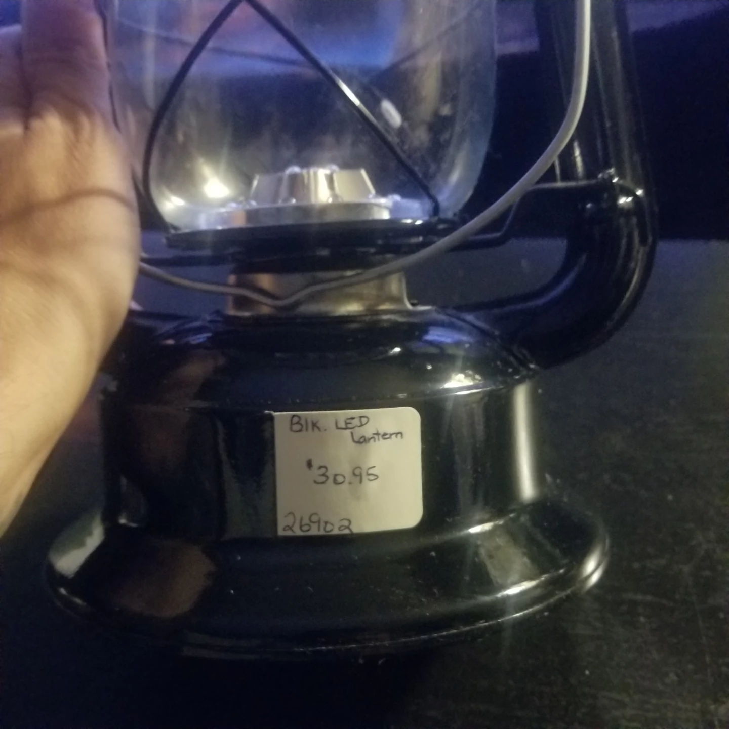 Black Large LED Lantern - photo 3