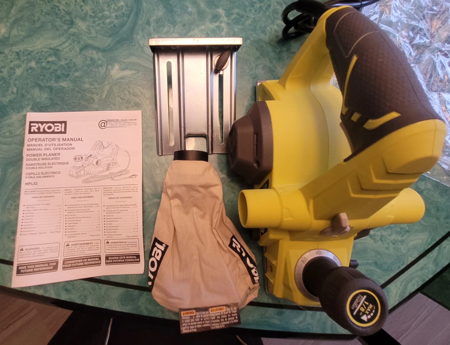 Ryobi 3-1/4" Portable Hand Planer HPL52K - photo 4