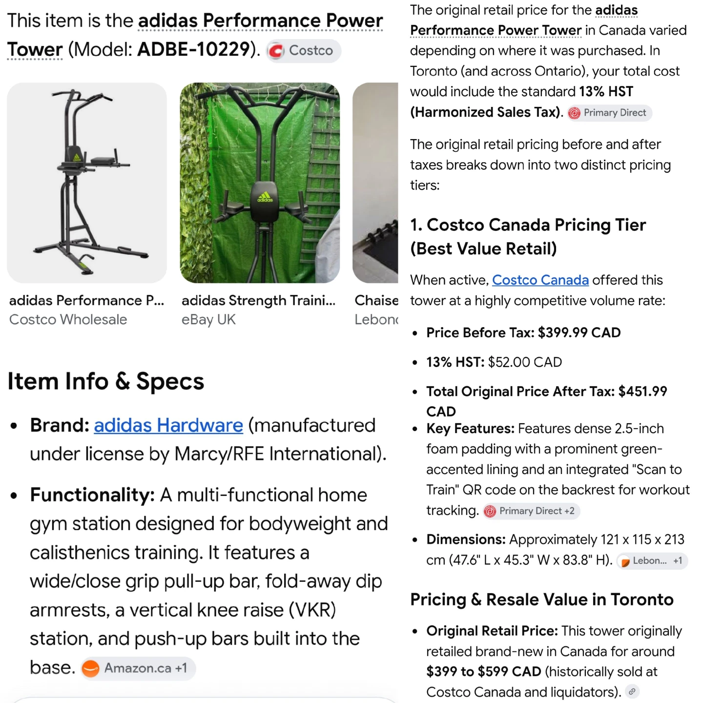 ✴️Adidas Performance Power Tower - photo 4