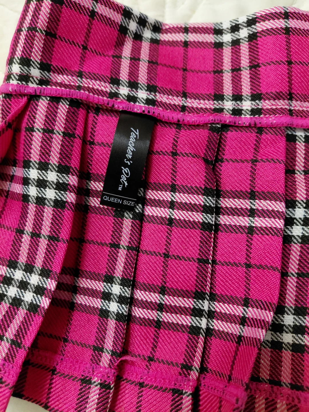 Teacher's Pet Plaid Skirt and White Top Set - photo 2
