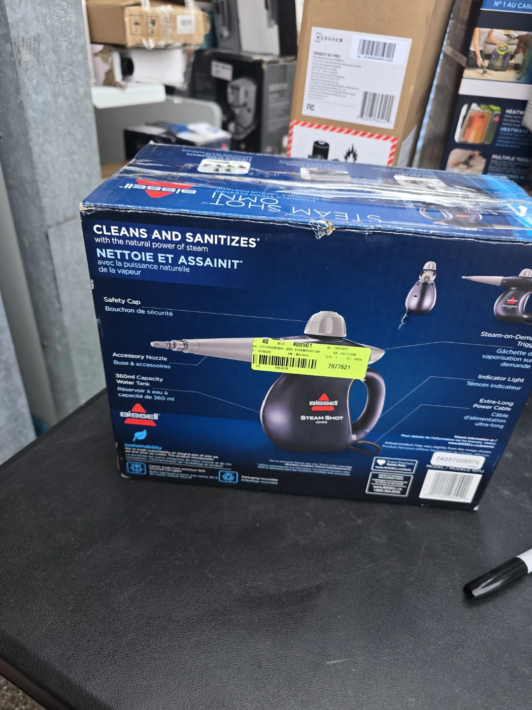 Bissell Steam Shot Handheld Steam Cleaner