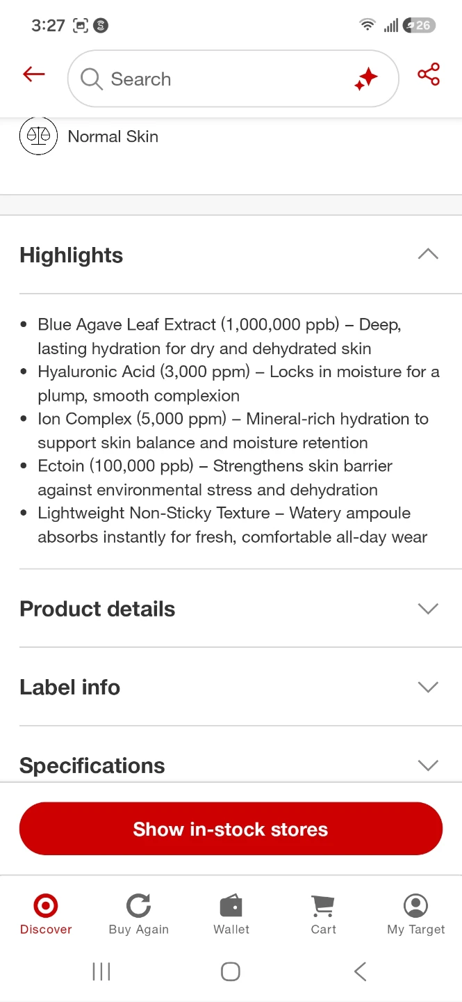 Sungboon Editor Blue Agave Hyal-Ion Hydrating Ampoule 🏈 - photo 3