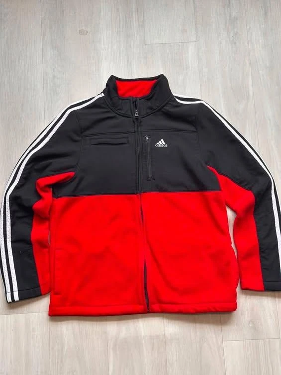 Adidas Kids Full-Zip Track Jacket - Size L (14/16)