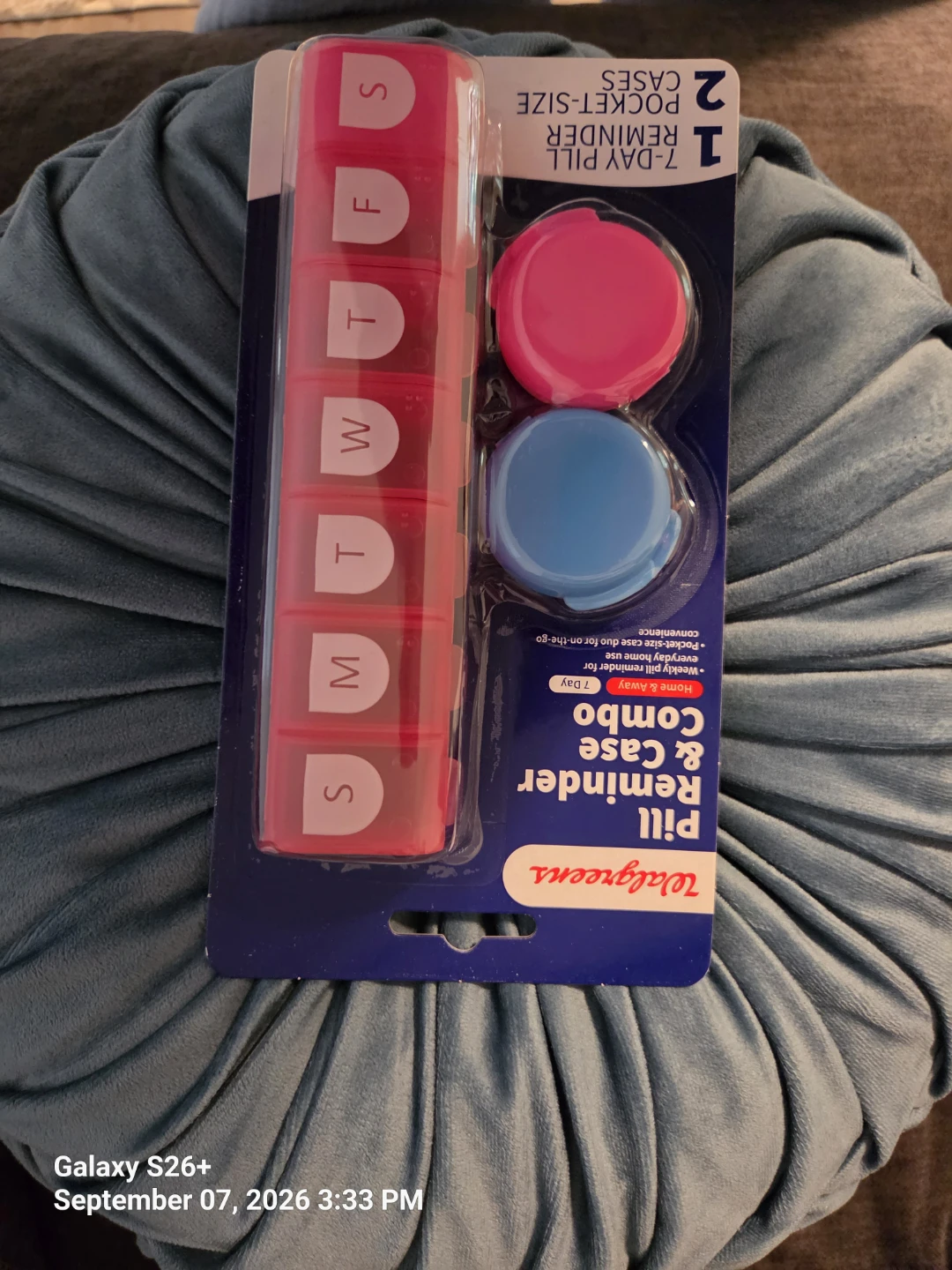 Walgreens 7-Day Pill Reminder and Case Combo - photo 2
