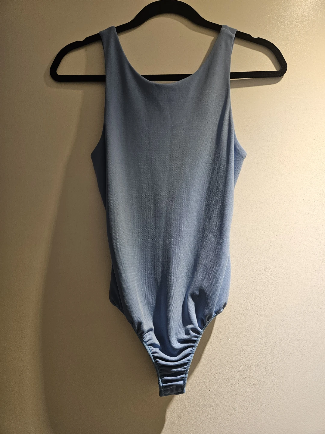 Blue Sleeveless Bodysuit