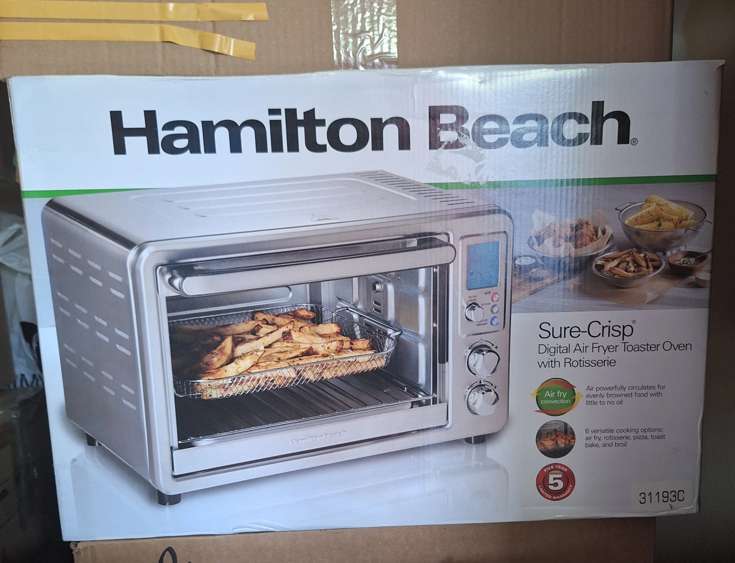 Hamilton Beach Sure-Crisp Digital Air Fryer Toaster Oven