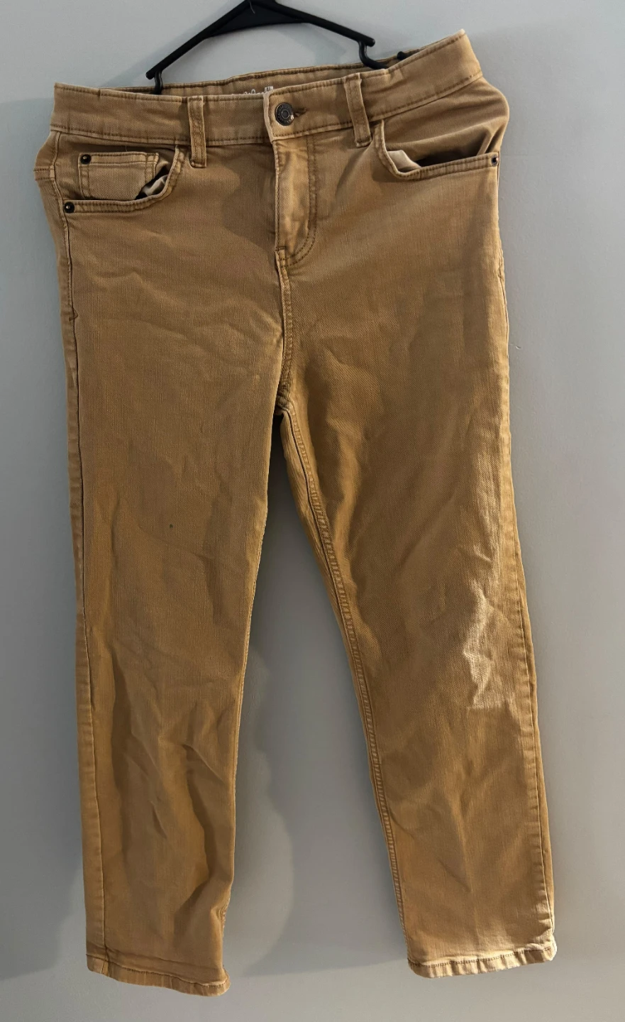 Cat & Jack Tan Straight Stretch Pants Size 14