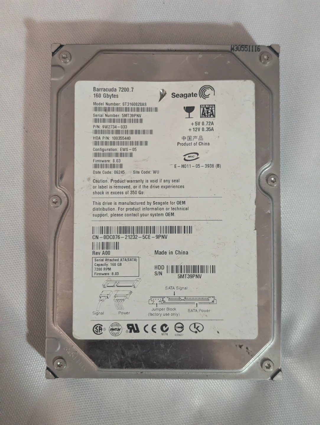 Lot of 3 Vintage Desktop Hard Drives - photo 3