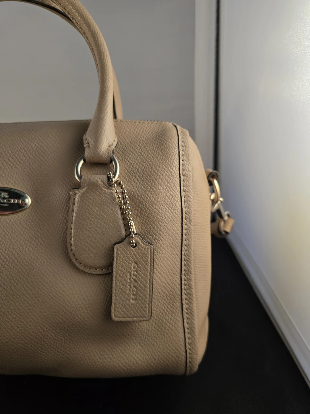 Coach Leather Satchel Handbag - photo 4