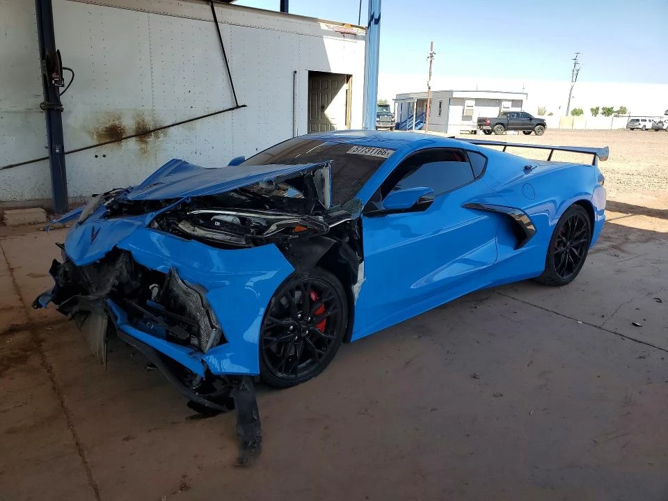 Damaged Chevrolet Corvette C8