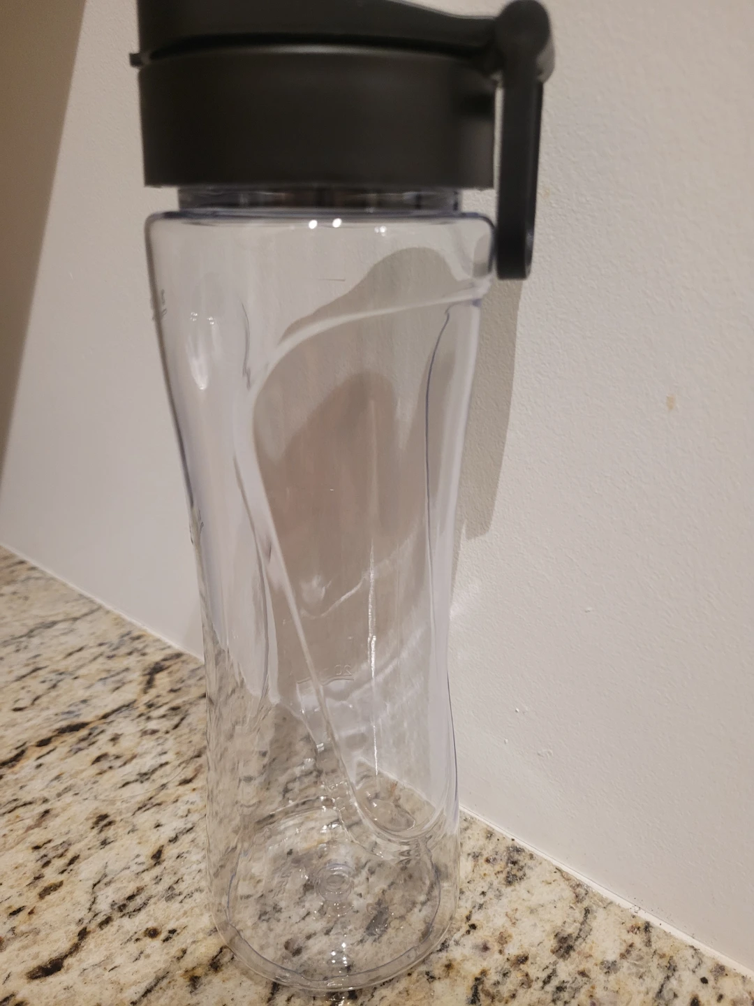 Clear plastic bottle